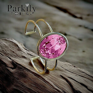 Handcrafted bracelet made with Swarovski crystal